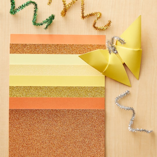 12 Pack: Orange & Yellow Paper Pad by Recollections™, 6" x 6"